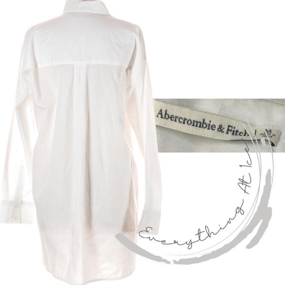 Abercrombie Classic Shirt Dress M - Picture 2 of 2